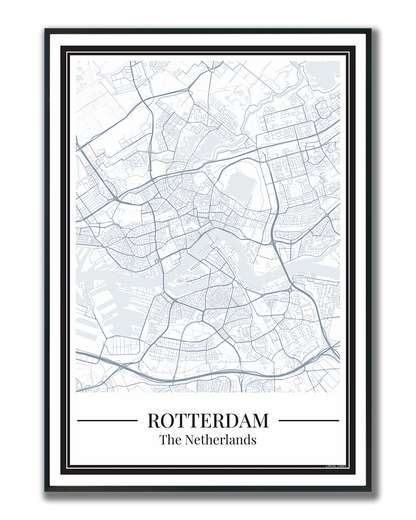 Rotterdam - Poster Slate Blue