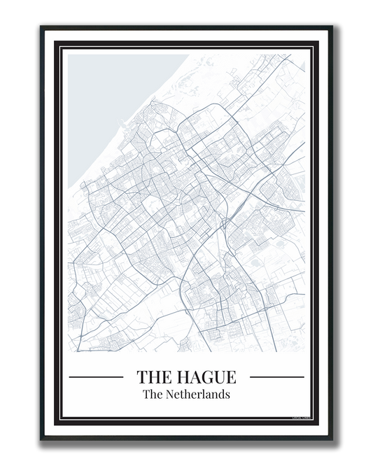 The Hague - Poster Slate Blue