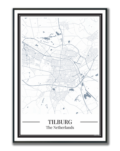 Tilburg - Poster Slate Blue