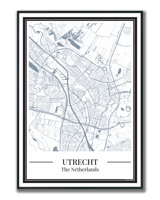 Utrecht - Poster Slate Blue