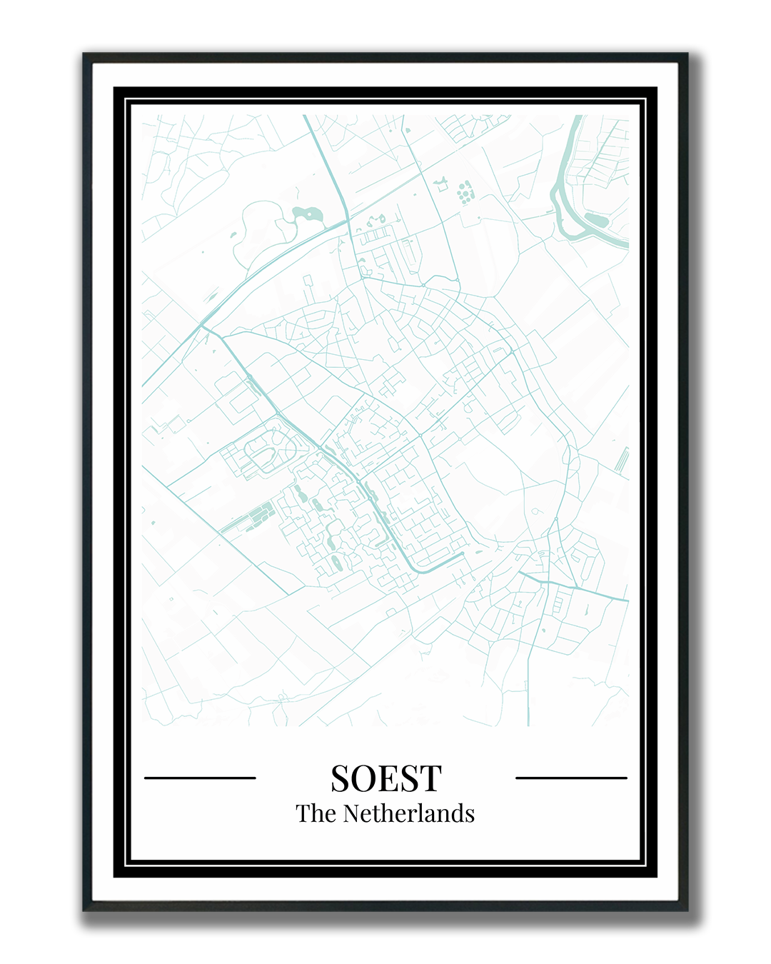 Soest - Poster Aqua Blue