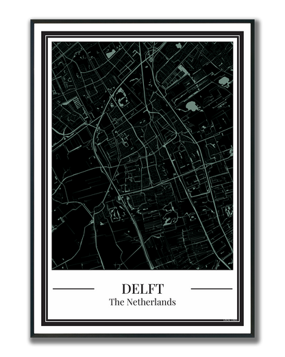 Delft - Poster Soft Teal