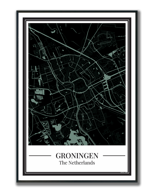 Groningen - Poster Soft Teal