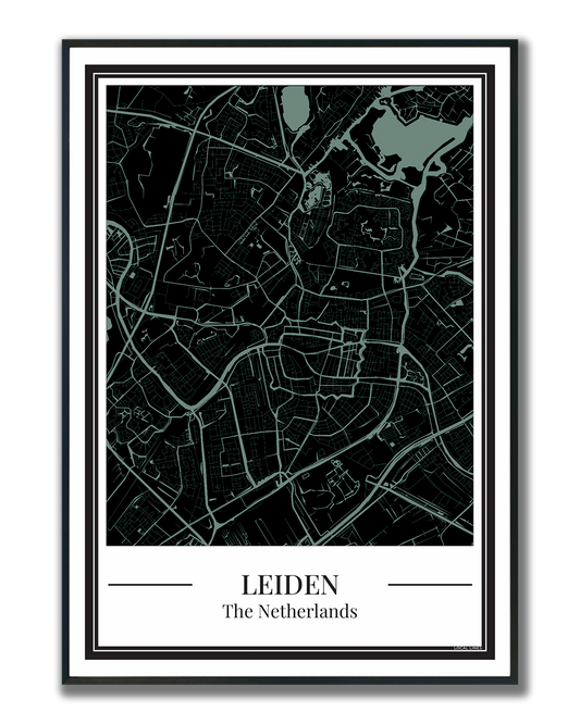 Leiden - Poster Soft Teal