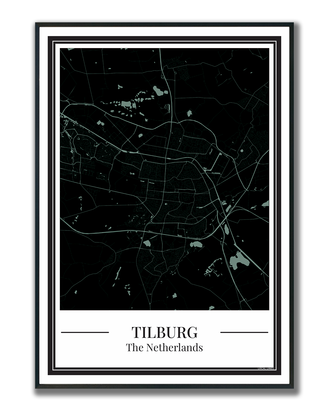 Tilburg - Poster Soft Teal