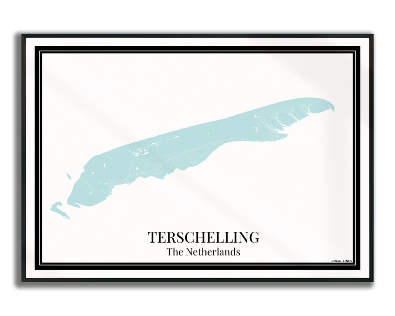 Terschelling - Poster Aqua Blue