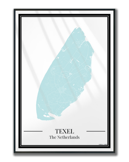 Texel - Poster Aqua Blue