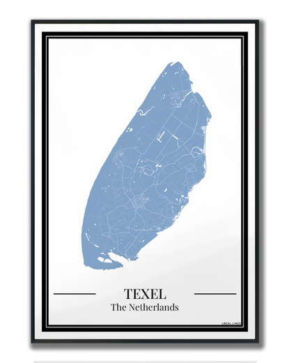 Texel - Poster Slate Blue