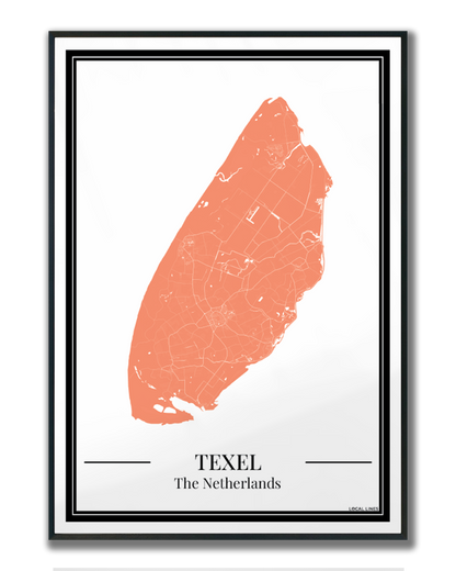 Texel - Poster Warm Peach
