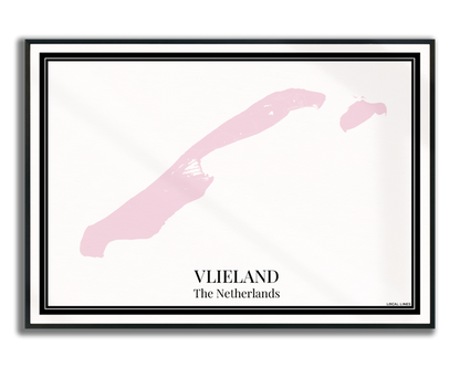 Vlieland - Poster Blush Pink