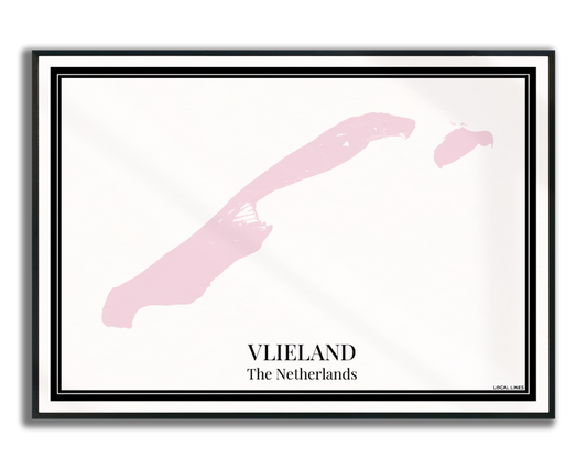 Vlieland - Poster Blush Pink