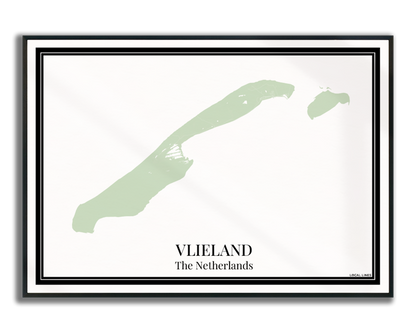 Vlieland - Poster Sage Green