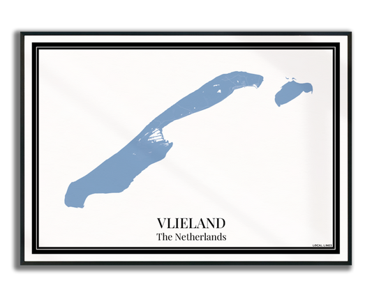 Vlieland - Poster Slate Blue
