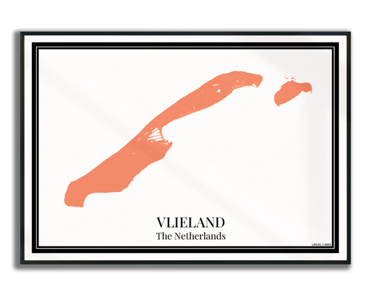 Vlieland - Poster Warm Peach