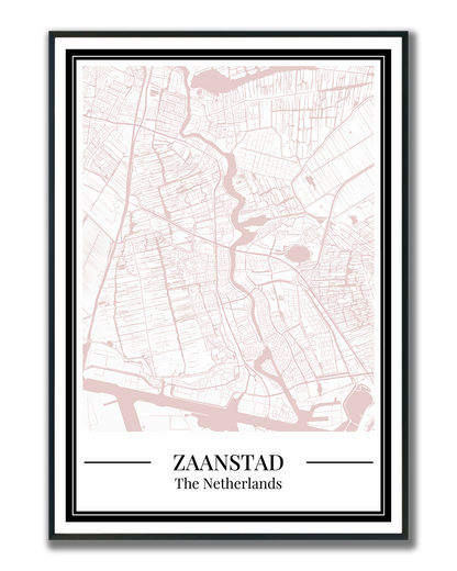 Zaanstad - Poster Blush Pink