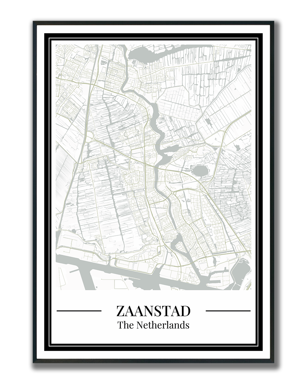 Zaanstad - Poster Sage Green