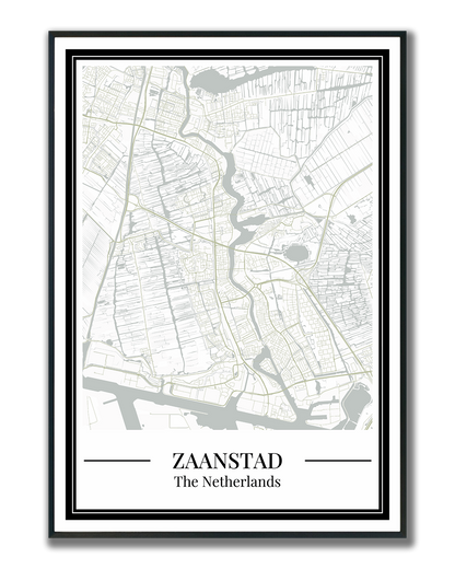 Zaanstad - Poster Sage Green