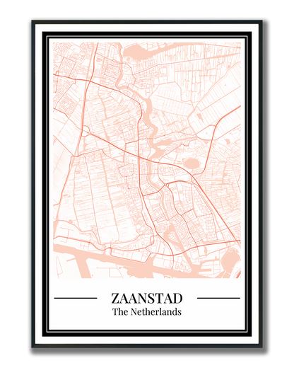 Zaanstad - Poster Warm Peach