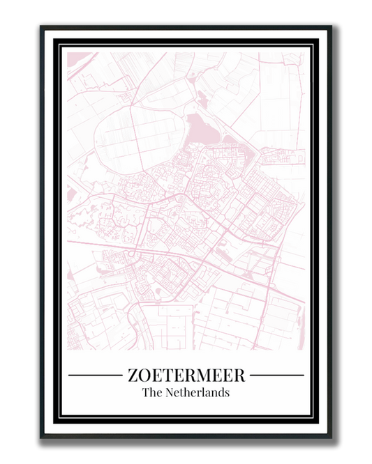 Zoetermeer - Poster Blush Pink