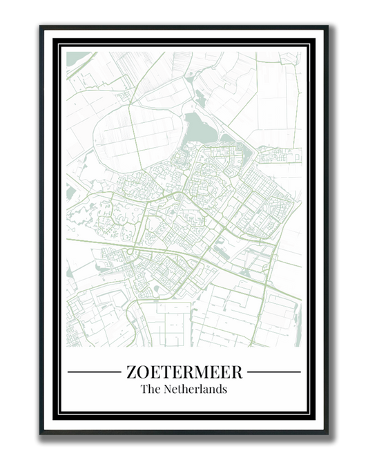 Zoetermeer - Poster Sage Green