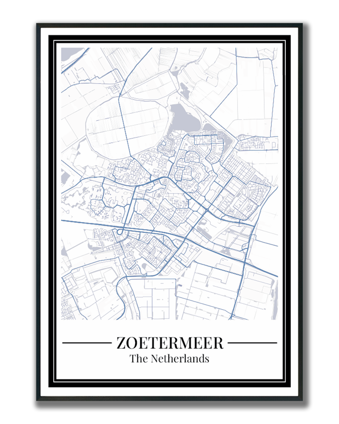 Zoetermeer - Poster Slate Blue