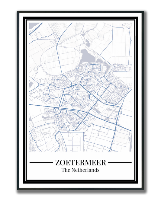 Zoetermeer - Poster Slate Blue
