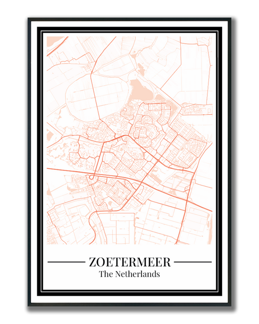 Zoetermeer - Poster Warm Peach