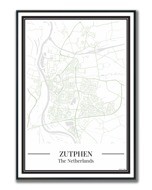 Zutphen - Poster Sage Green