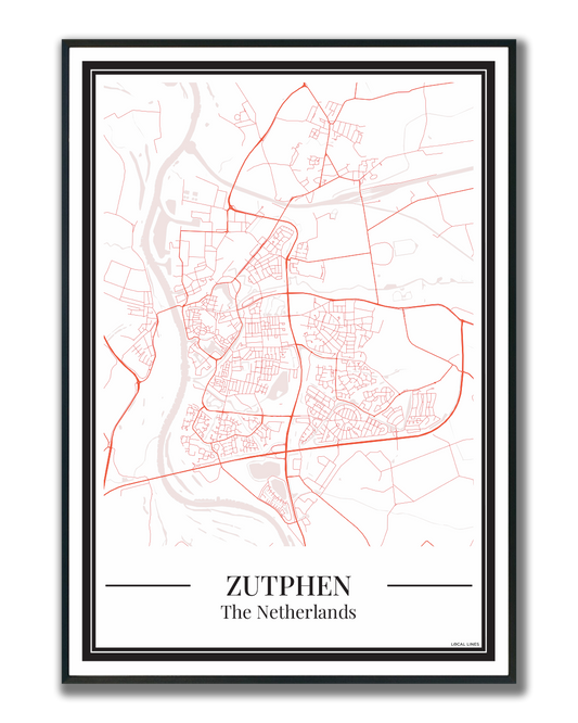 Zutphen - Poster Warm Peach