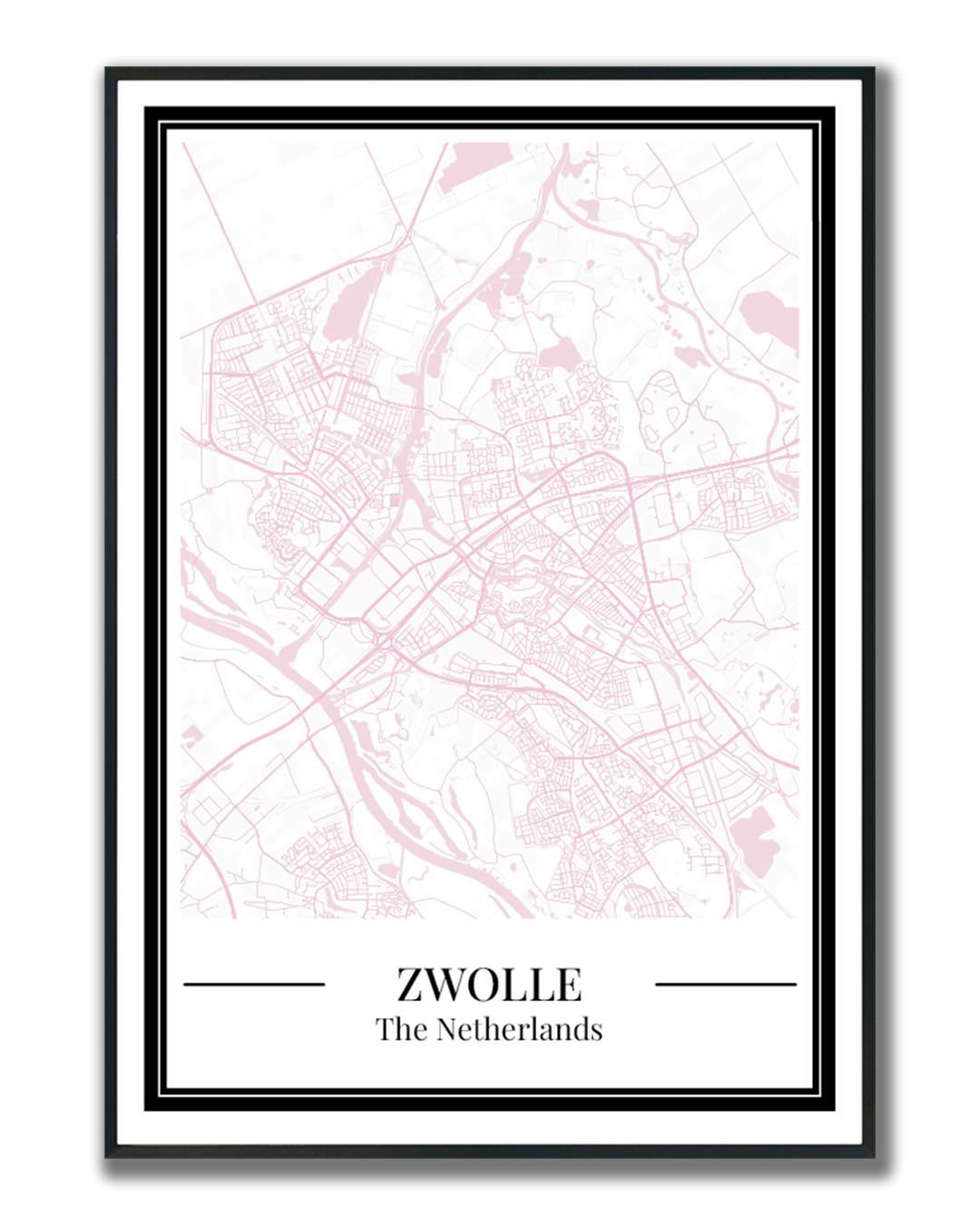 Zwolle - Poster Blush Pink