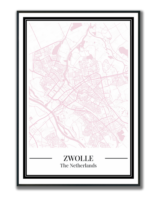 Zwolle - Poster Blush Pink