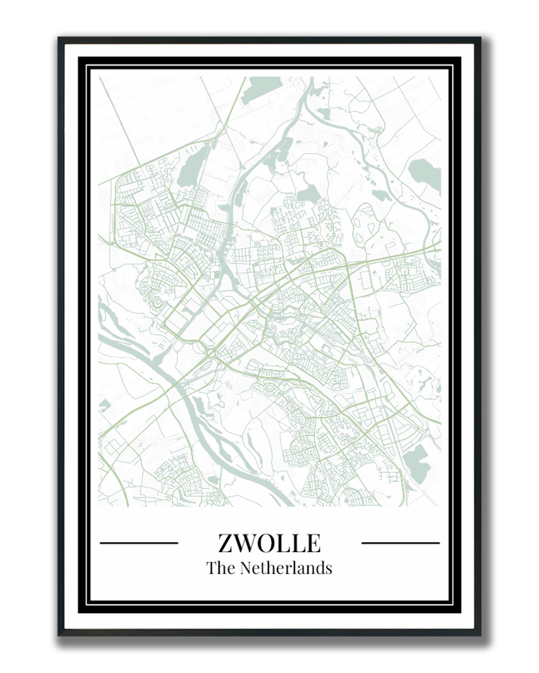Zwolle - Poster Sage Green
