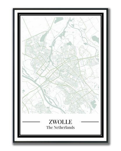 Zwolle - Poster Sage Green