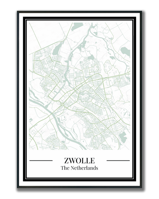 Zwolle - Poster Sage Green