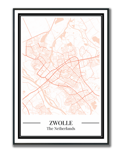 Zwolle - Poster Warm Peach