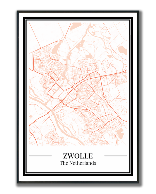 Zwolle - Poster Warm Peach