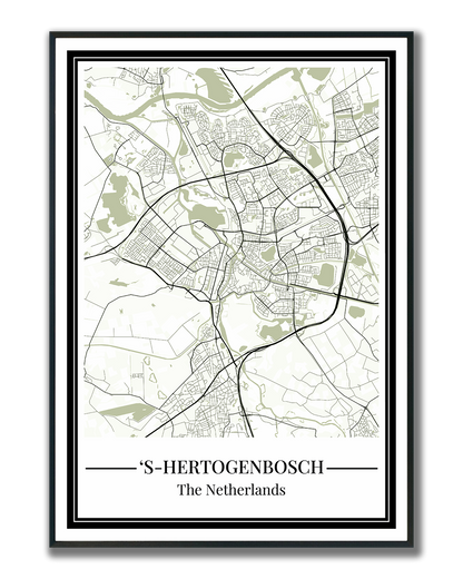 's-Hertogenbosch - Poster Sage Green