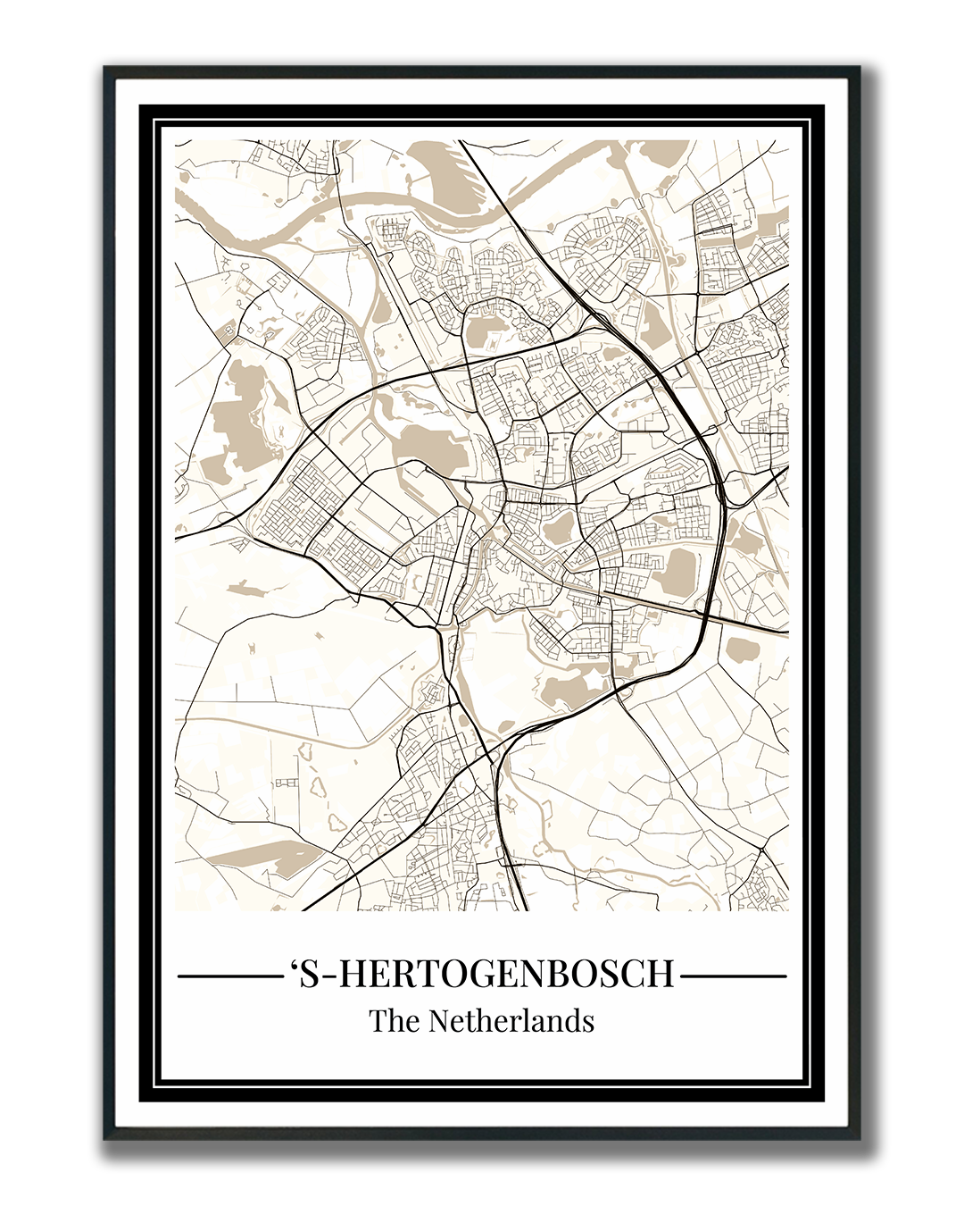 's-Hertogenbosch - Poster Warm Sand