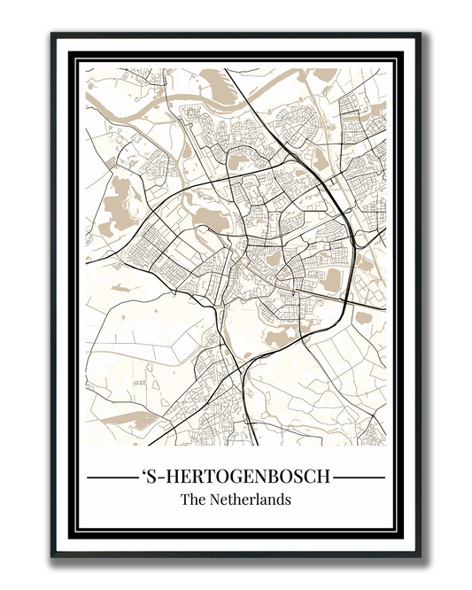 's-Hertogenbosch - Poster Warm Sand