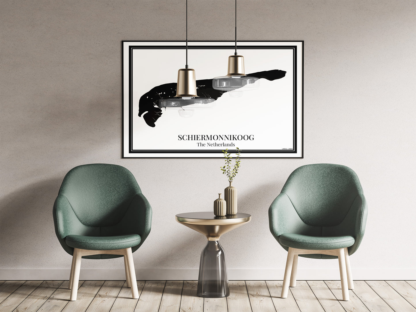 Schiermonnikoog - Poster Blush Pink