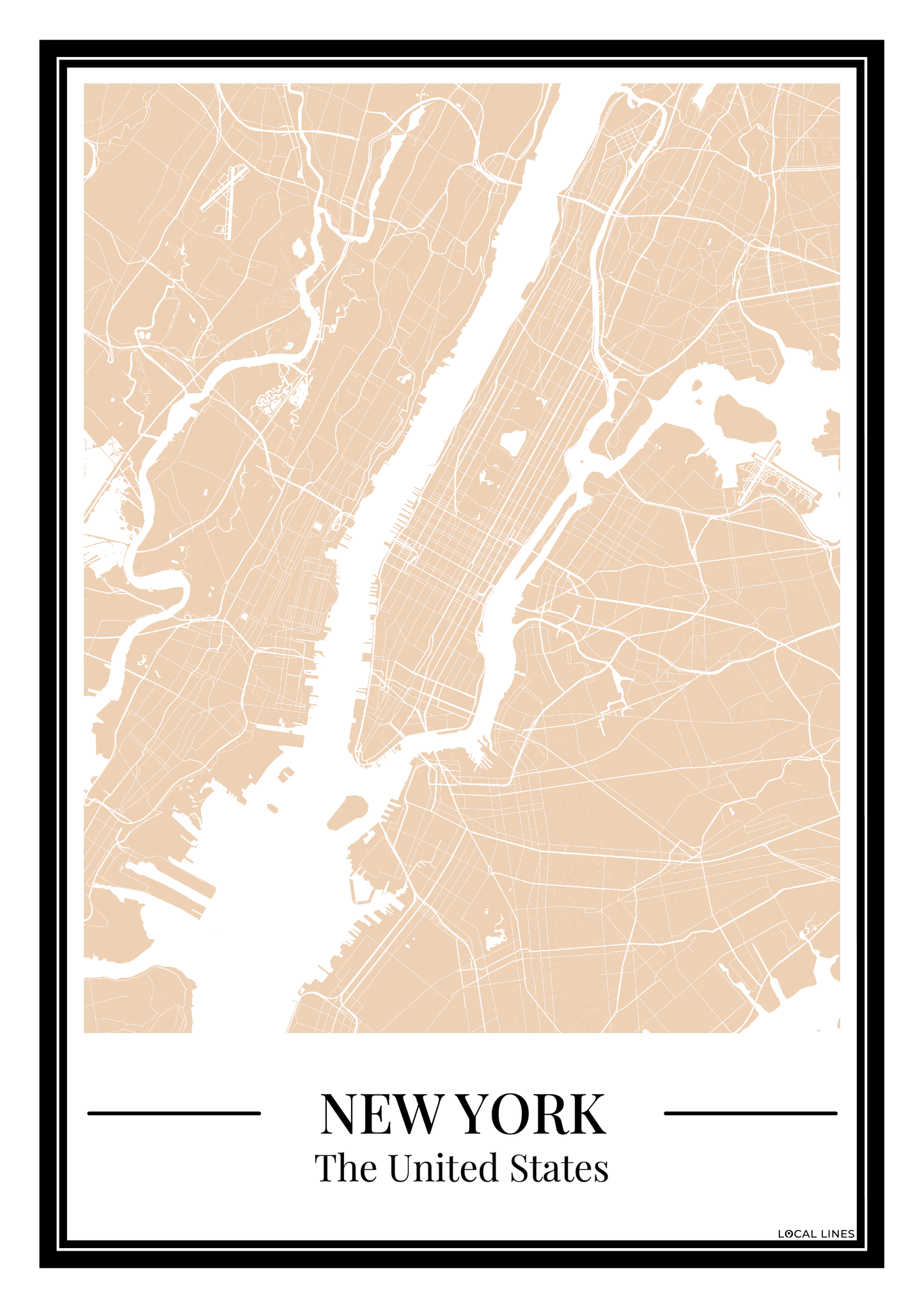 New York City - Poster Warm Sand