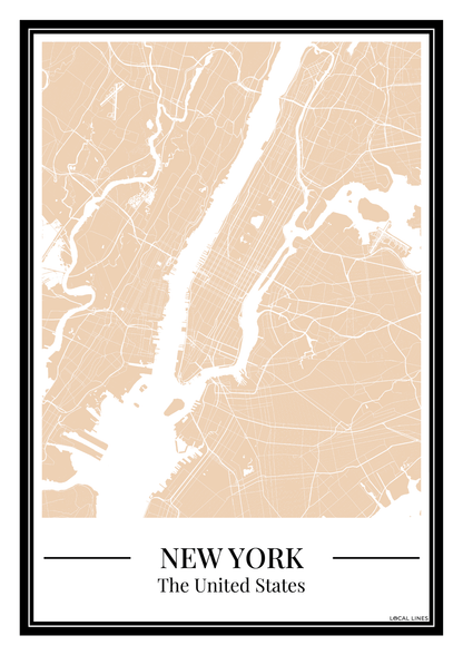 New York City - Poster Warm Sand