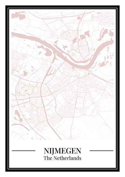 Nijmegen - Poster Blush Pink