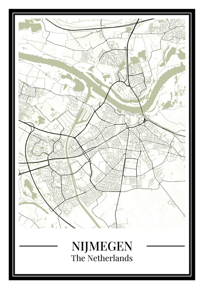 Nijmegen - Poster Sage Green
