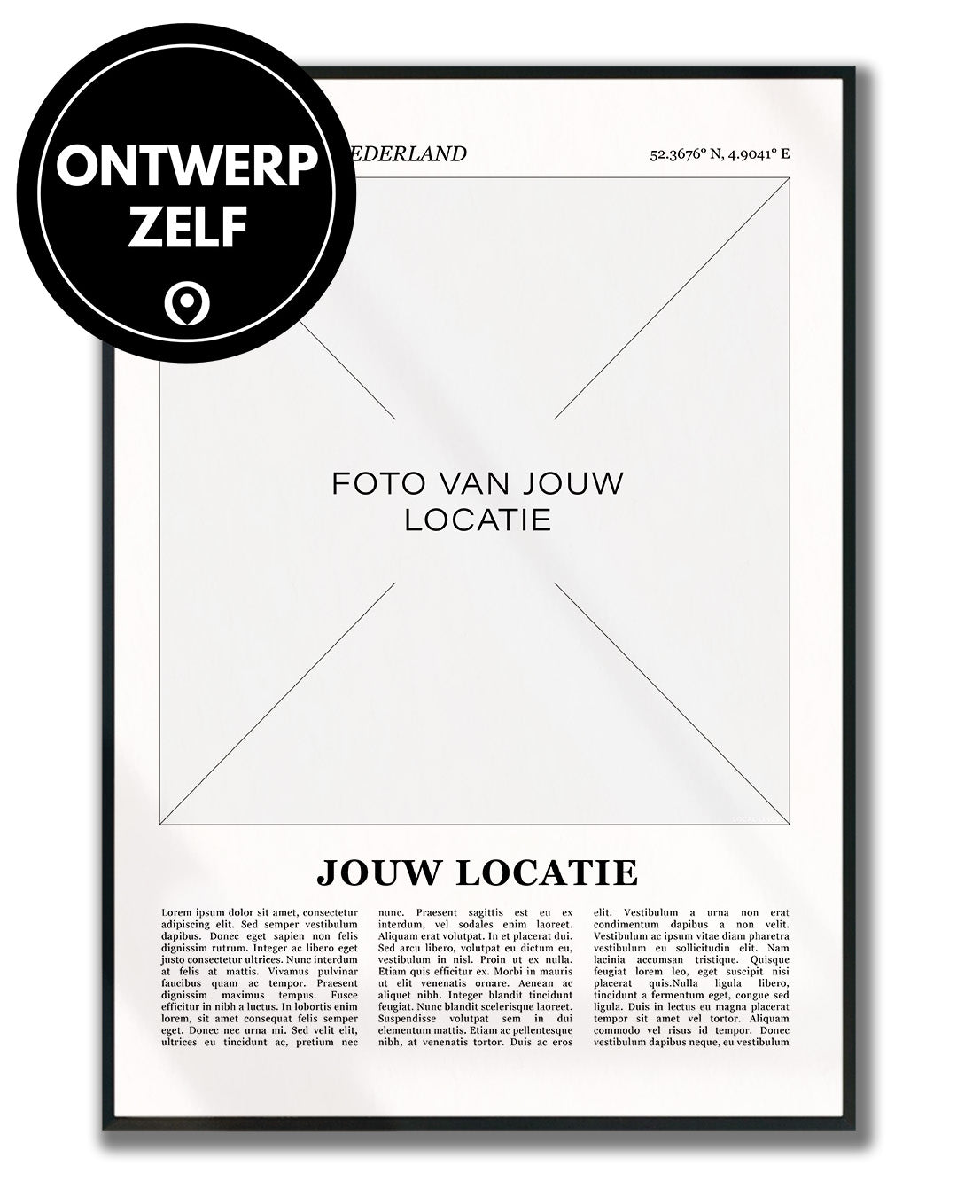 Custom Fotoposter Ingelijst