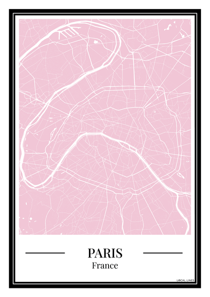 Paris - Poster Blush Pink