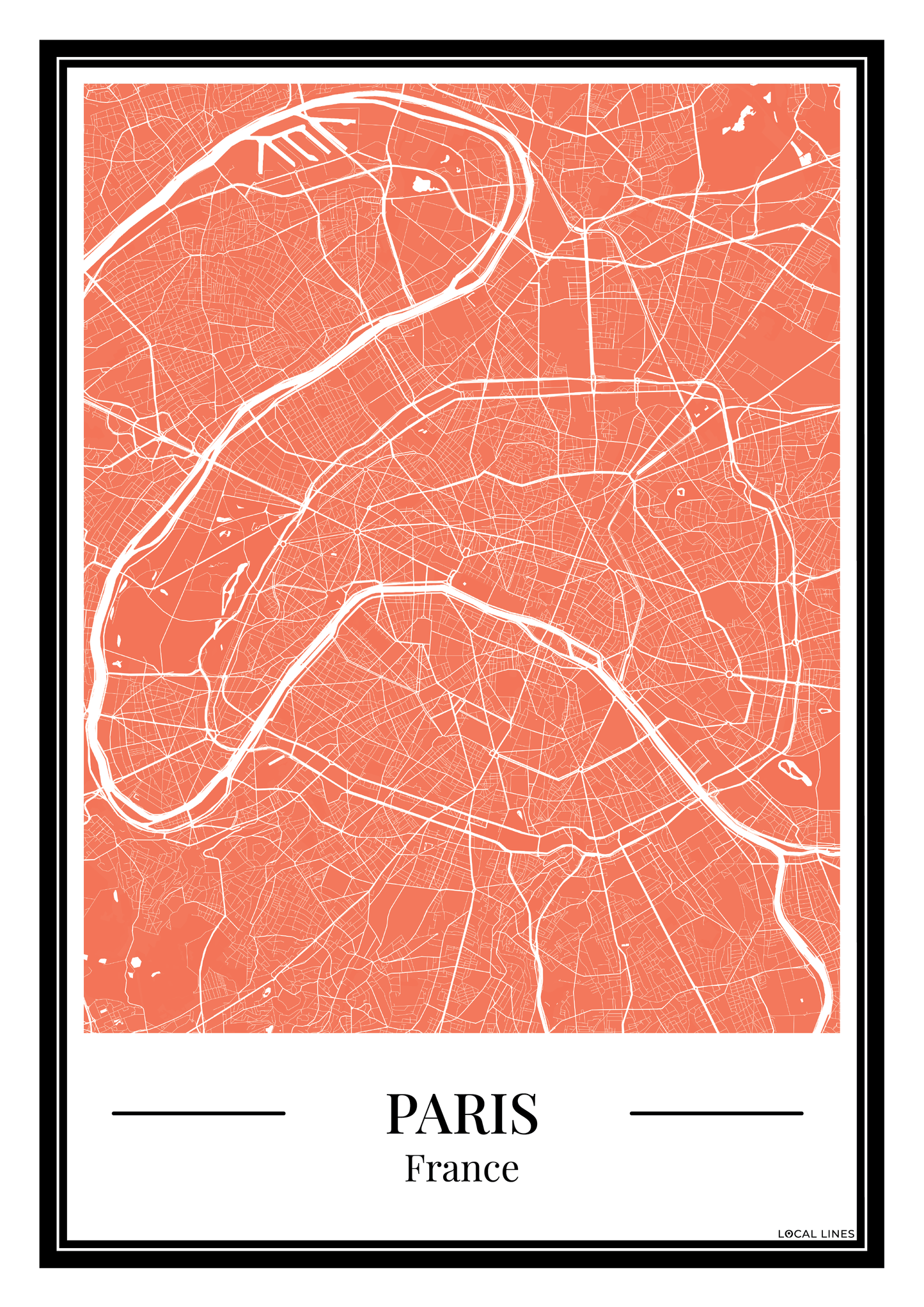 Paris - Poster Warm Peach