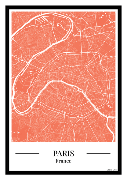 Paris - Poster Warm Peach