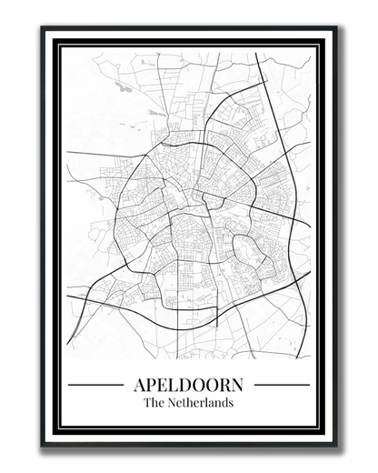 Poster Apeldoorn Stad | Plattegrond Kopen