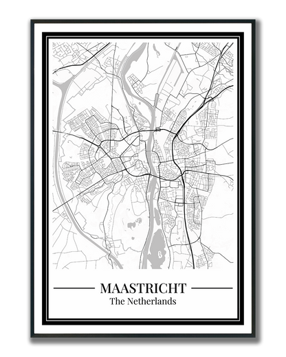 Poster Maastricht Stad | Plattegrond Kopen